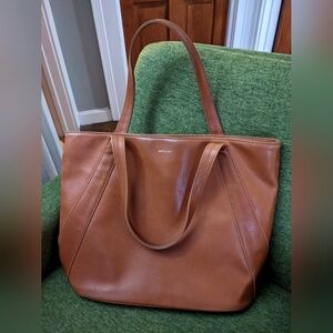 Matt & Nat Chili Brown Shoulder Bag Laptop Bag Shopping Tote